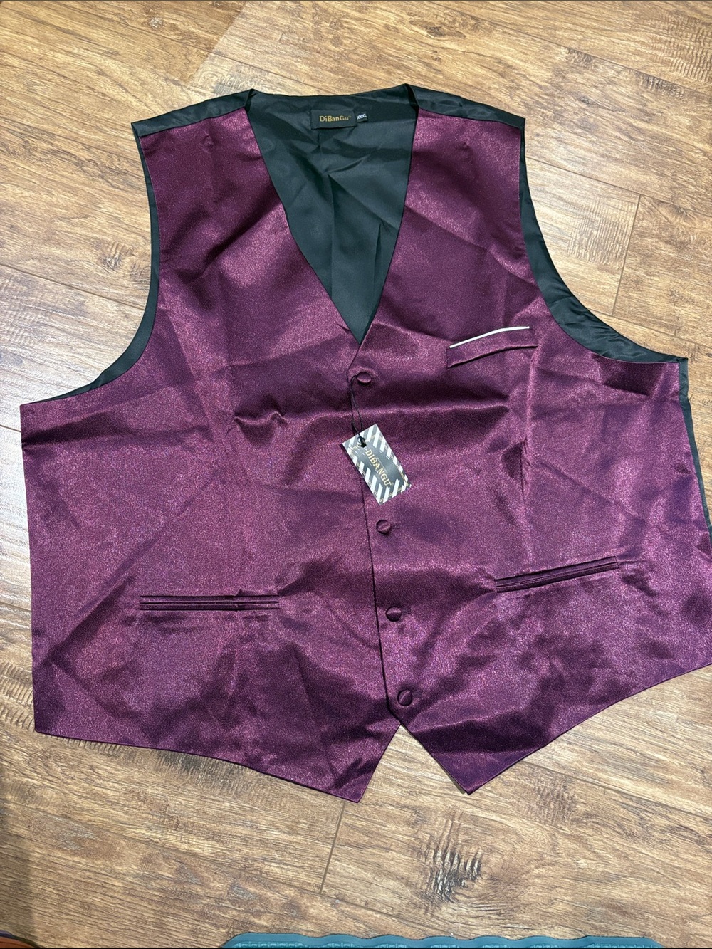 Formal lightweight vest matron/Wine Purple